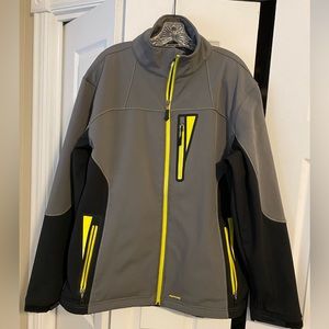 Men’s Polaris RZR soft shell jacket size XL black gray